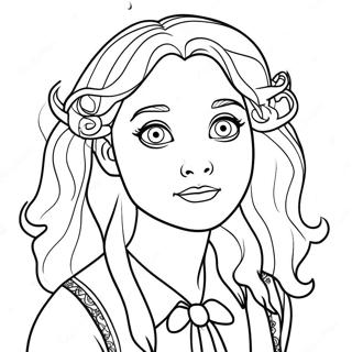 Harry Potter Luna Lovegood Coloring Pages