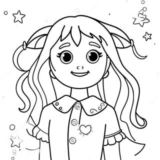 Luna Lovegood Magical Creatures Coloring Page 64349-53210