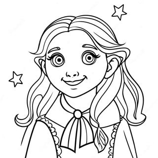 Luna Lovegood Magical Creatures Coloring Page 64349-53211