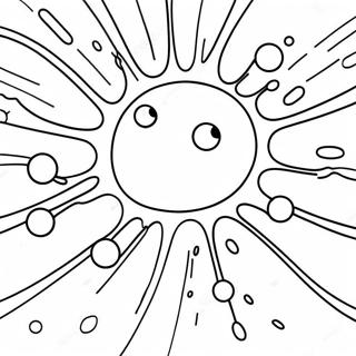 Colorful Chemical Reactions Coloring Page 6435-5240