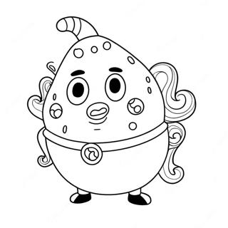 Mrs. Puff Coloring Pages