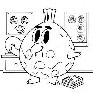 Mrs Puff In Her Classroom Coloring Page 64401-53242