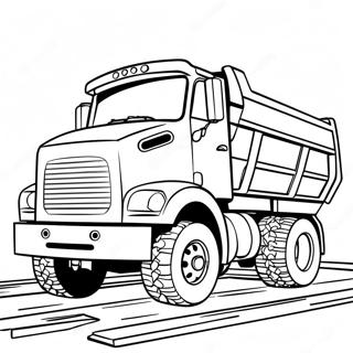 Construction Truck Coloring Pages