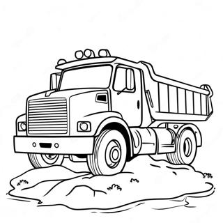 Construction Truck Coloring Page 64420-53272