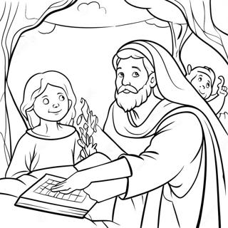 Bible Story Coloring Page 64430-53262