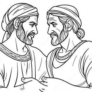 Jacob And Esau Coloring Pages