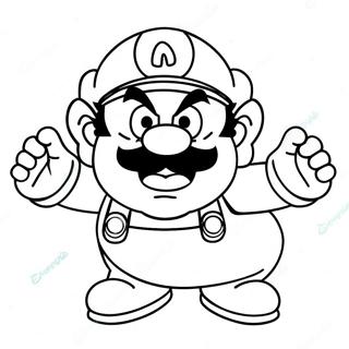 Wario Coloring Page 6444-5243