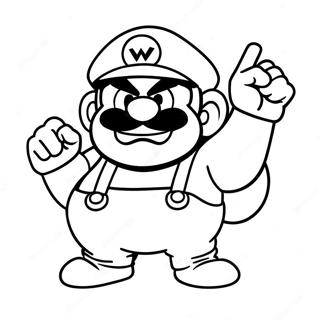 Wario Coloring Page 6444-5244