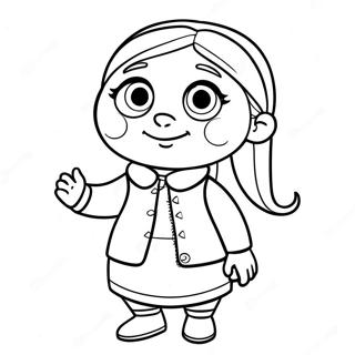 Agnes Despicable Me Coloring Page 64460-53300