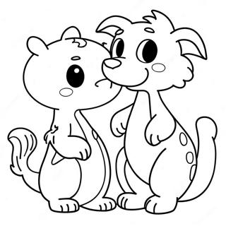 Adorable Animal Friends Coloring Page 64481-53324