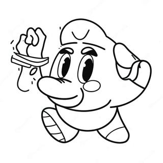 Marx Kirby In Action Coloring Page 64501-53326