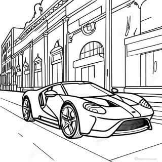 Ford Gt Coloring Pages