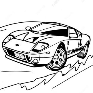 Ford Gt Coloring Page 64510-53335