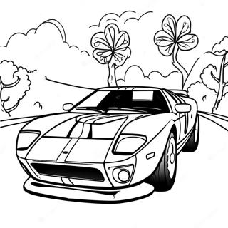 Classic Ford Gt Racing Coloring Page 64511-53338