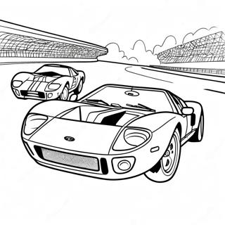 Classic Ford Gt Racing Coloring Page 64511-53339