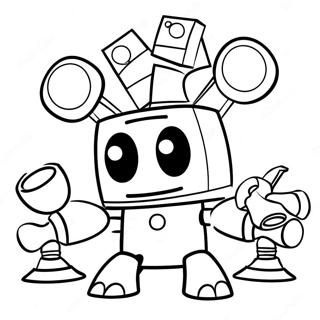 Mixels Coloring Page 64520-53344