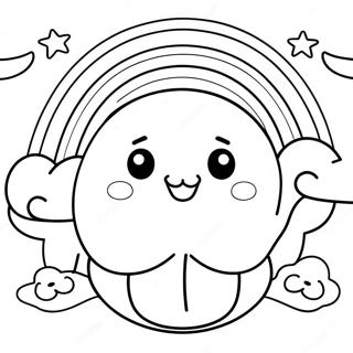 Adorable Squishmallows In A Rainbow Coloring Page 64561-53383