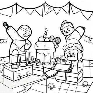 Lego Birthday Party Coloring Page 64580-53391