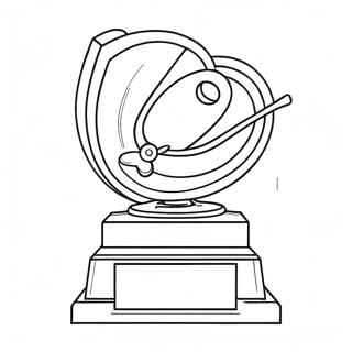 Colorful Grammy Award Coloring Page 64591-53401