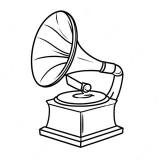 Colorful Grammy Award Coloring Page 64591-53404