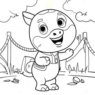 Pablo Backyardigans Coloring Page 64600-53406