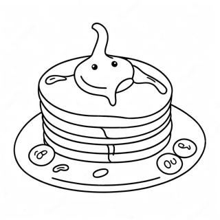 Pancake Coloring Page 6464-5260