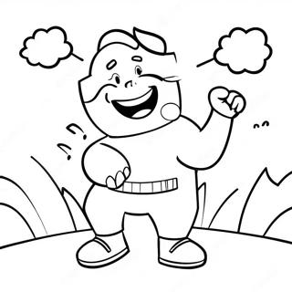 Big Block Singsong Coloring Page 64680-53465