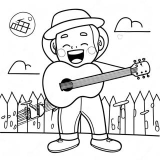 Big Block Singsong Coloring Page 64680-53466