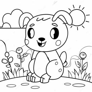 Big Block Singsong Coloring Page 64680-53467