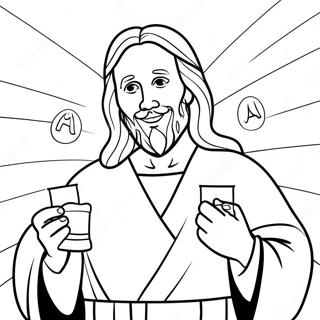 Happy Birthday Jesus Coloring Page 64690-53483