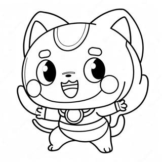 Yo Kai Watch Coloring Page 64700-53486