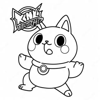 Yo Kai Watch Coloring Page 64700-53487