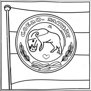 Colorado State Flag Coloring Page 64710-53492