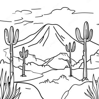 Colorful Bolivia Landscape Coloring Page 64741-53524