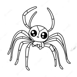 Halloween Spider Coloring Pages