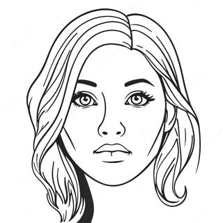 Blank Face Template Coloring Page 64760-53547