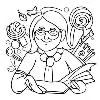 World Teachers Day Coloring Page 64790-53556