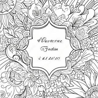 Psalm 119 11 Verse With Decorative Borders Coloring Page 64801-53584