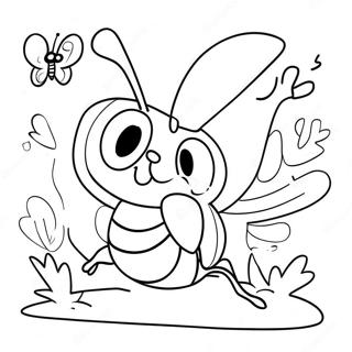 Jitterbug Dancing Beat Bugs Coloring Page 64831-53597