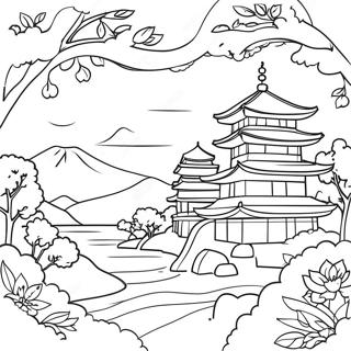 Japan Coloring Page 6484-5274