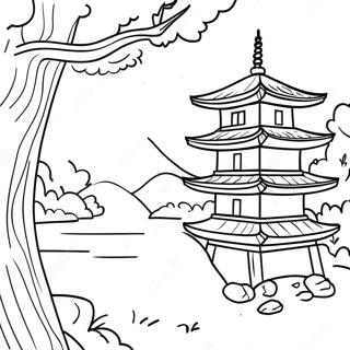 Japan Coloring Page 6484-5275