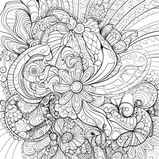 Intricate Fractal Patterns Coloring Page 64861-53613