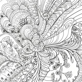 Intricate Fractal Patterns Coloring Page 64861-53615