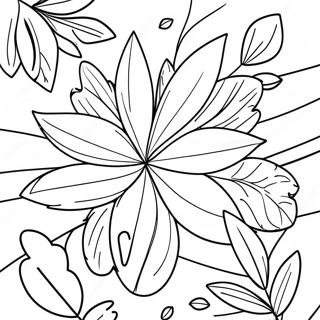 Adorable Autumn Leaves Coloring Page 64871-53625