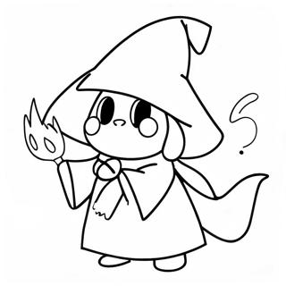 Ralsei With Magical Powers Coloring Page 64891-53642