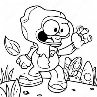 Plants Vs Zombies 2 Coloring Page 64900-53646