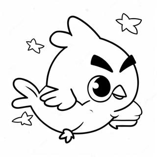 Angry Birds Stella In Flight Coloring Page 64911-53657