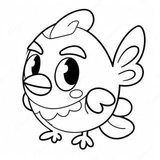 Angry Birds Stella In Flight Coloring Page 64911-53658