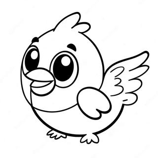 Angry Birds Stella In Flight Coloring Page 64911-53659