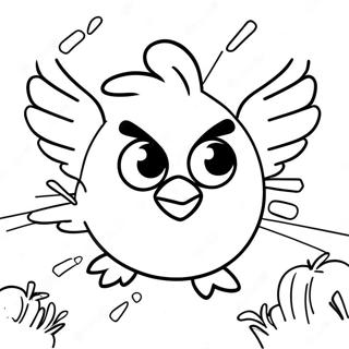 Angry Birds Stella In Flight Coloring Page 64911-53660